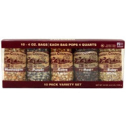10/4oz Variety Pack AMISH COUNTRY POPCORN