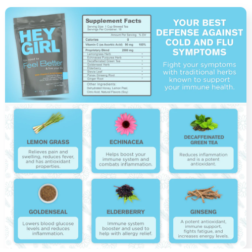 Hey Girl Feel Better Tea