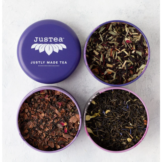 Justea Purple Tea Trio Tin
