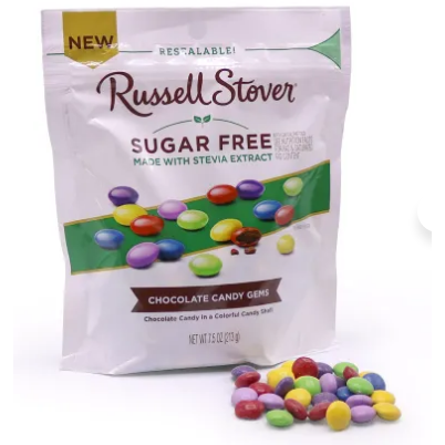 Russell Stover Sugar Free Chocolate Candy Gems