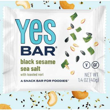 Yes Bar Blk Sesame Sea Salt